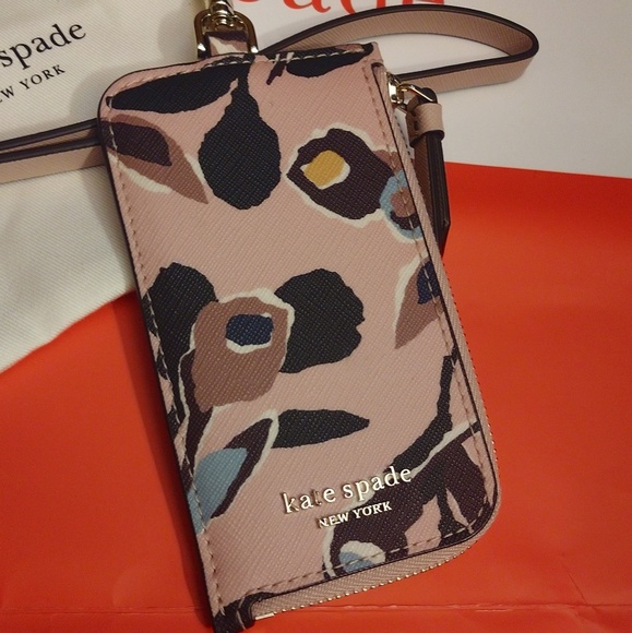 Cameron Paper Rose Card Case Lanyard - Picture 4 of 8